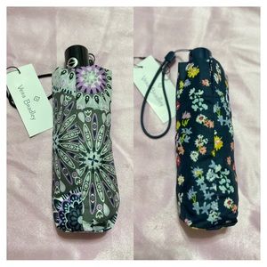 New!! Vera Bradley Mini Travel Umbrella Pack of 2